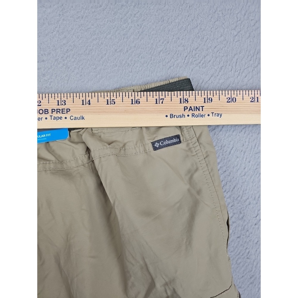 NEW Columbia Shorts Women's XL Khaki Nylon Cargo Hiking Belted Outdoor $45 - Picture 10 of 10